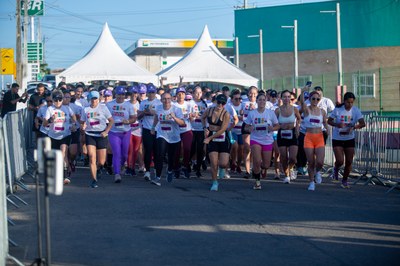 Largada corrida das mulheres