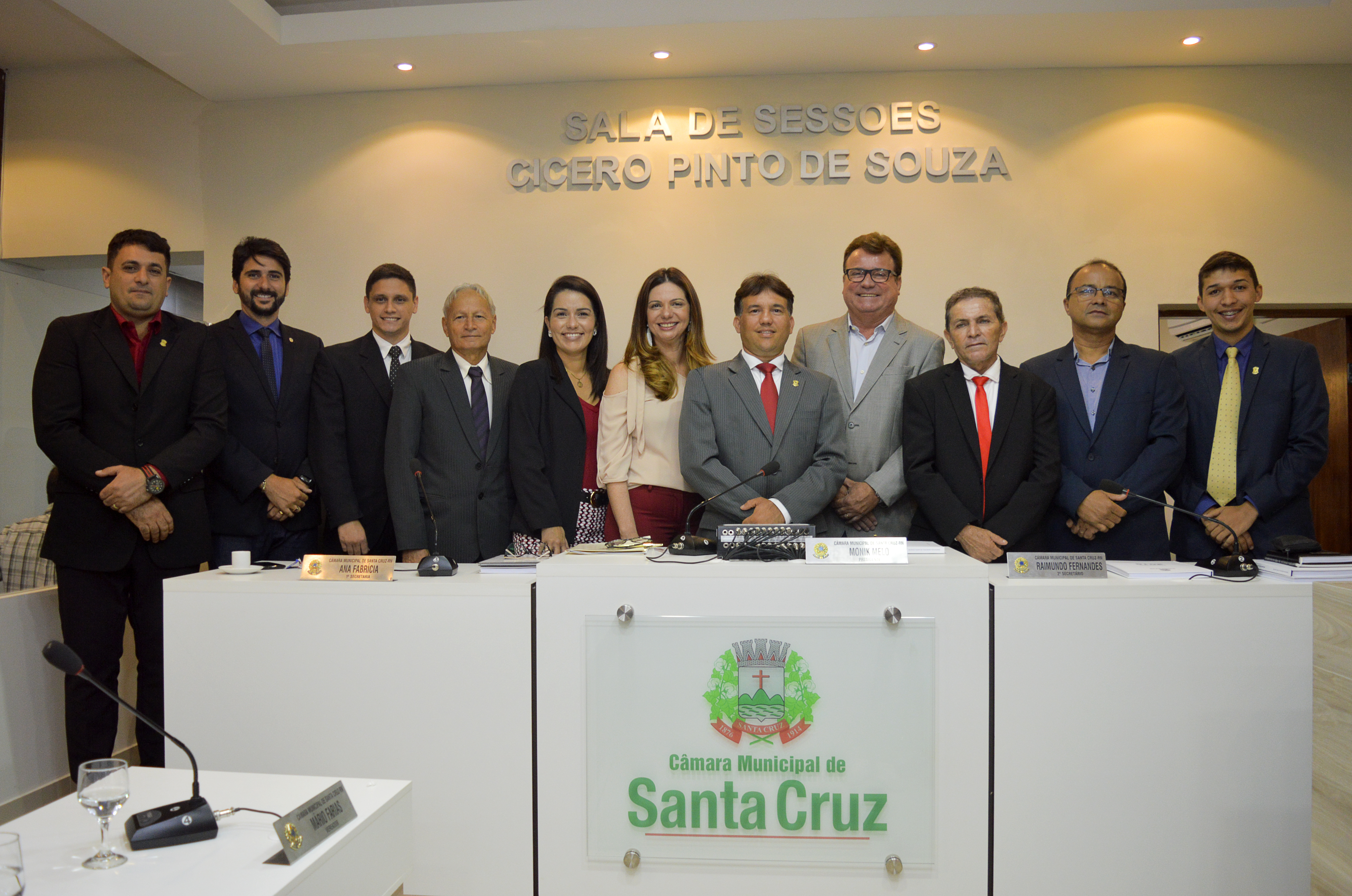 Sessão solene leitura da mensagem anual da Prefeita Fernanda Costa.